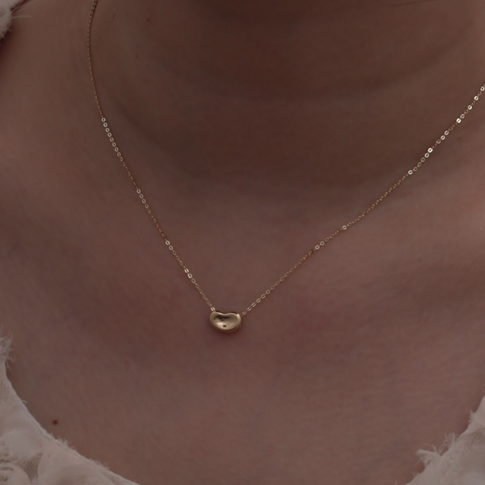 Heart simple necklace 10878